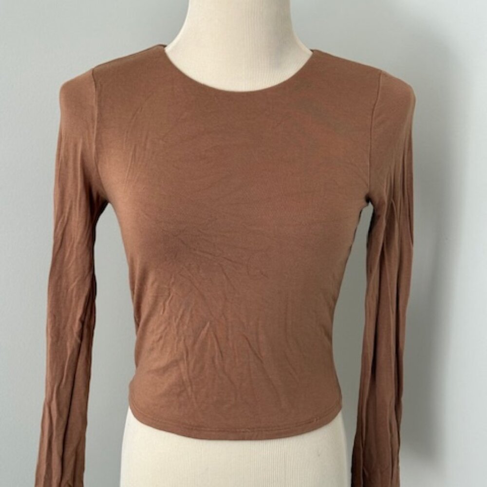 AS Revival - Brown Long Sleeve Top - Size S